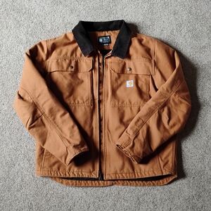 Carhartt Men’s Washed Duck Insulated Traditional Jacket Large